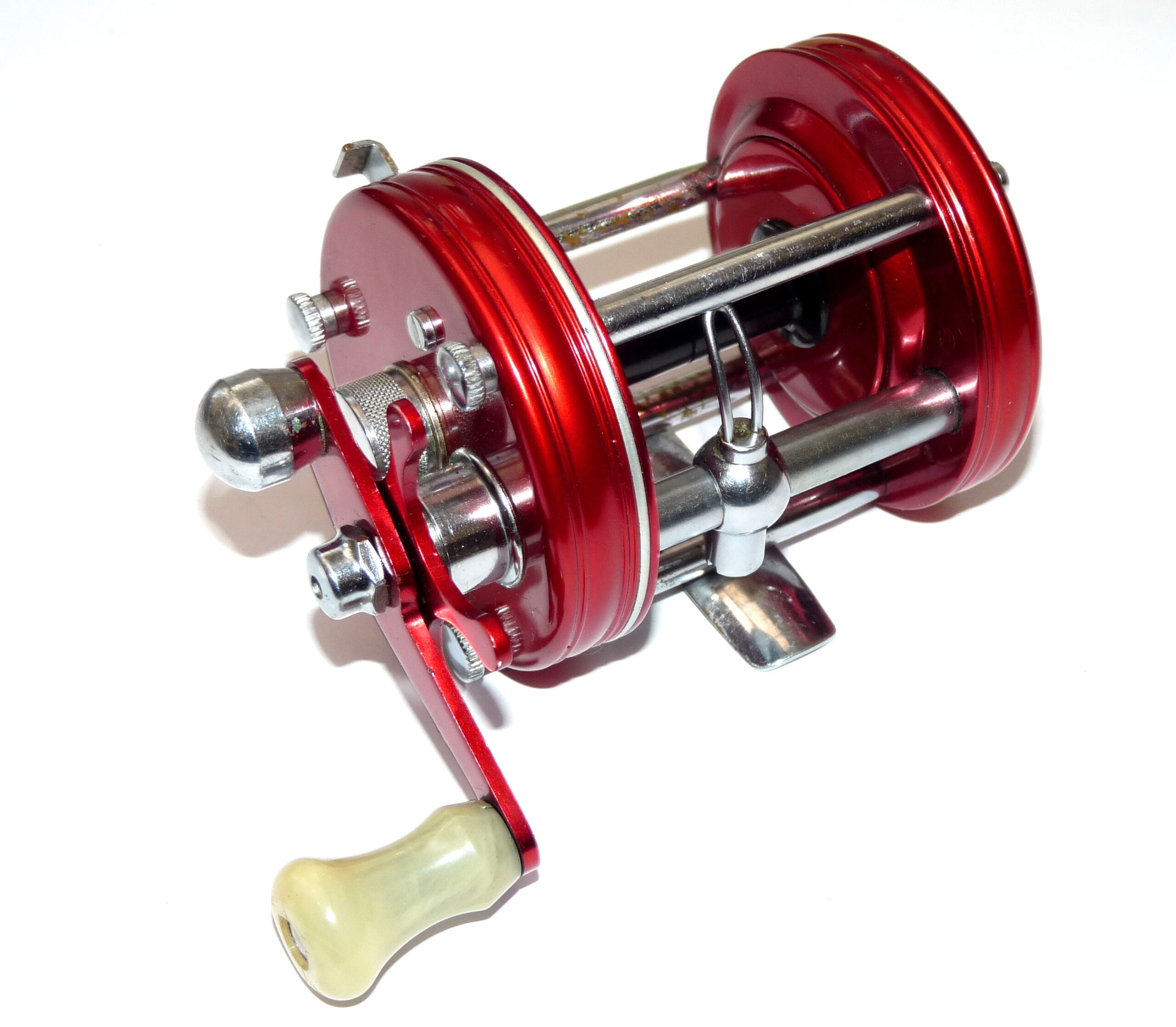 Abu Ambassadeur 6000 vintage multiplier reel, 4 screw end rims