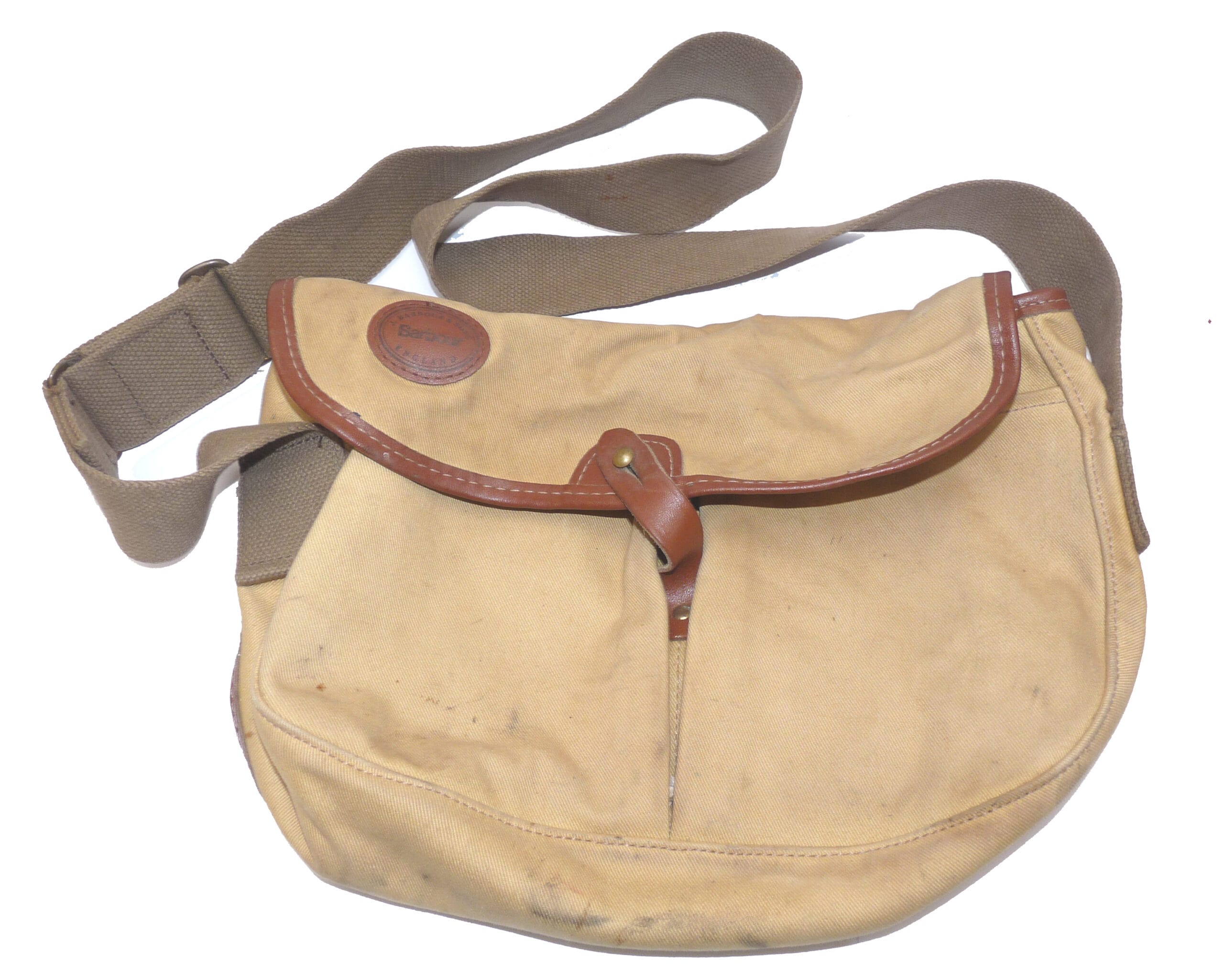 Vintage sale Canvas Hiking Trail Camping Tackle Bag