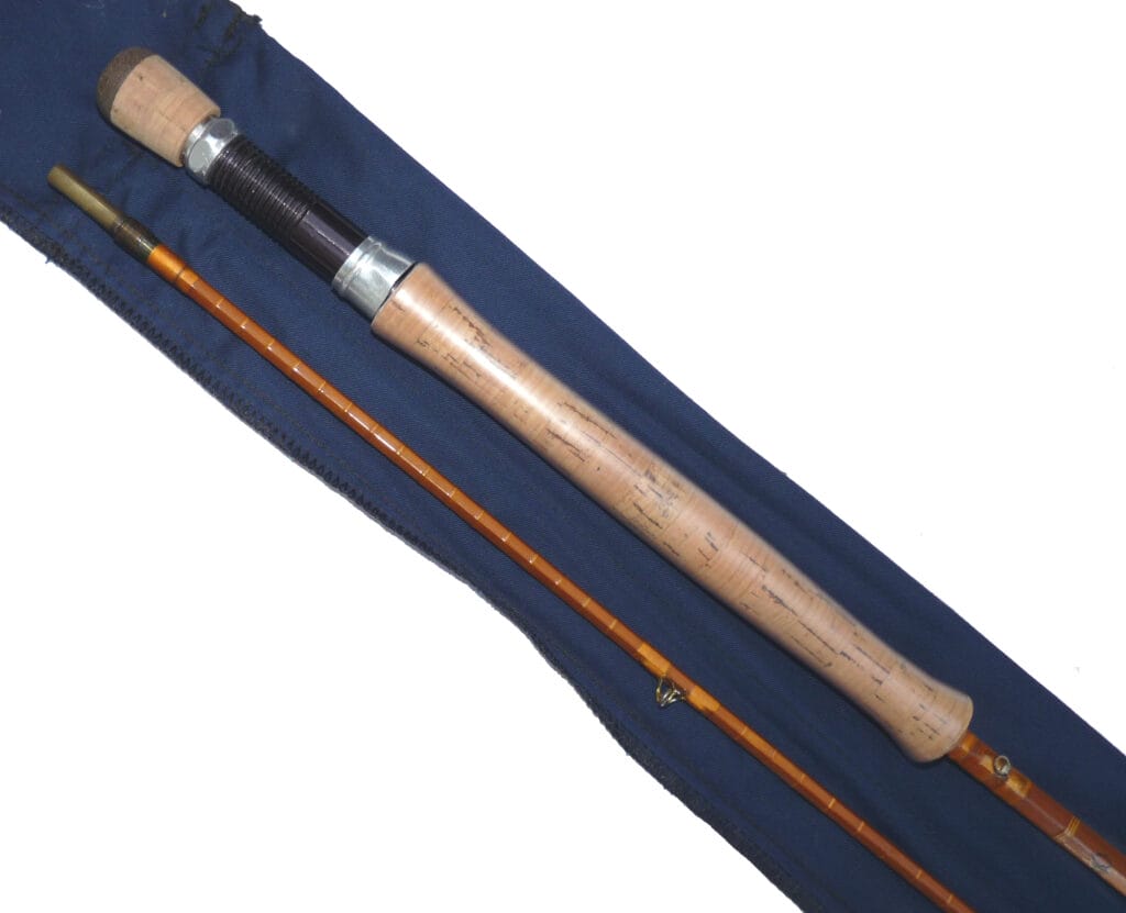JJS Walker Bampton 14ft Cane Salmon Fly Rod with two tips