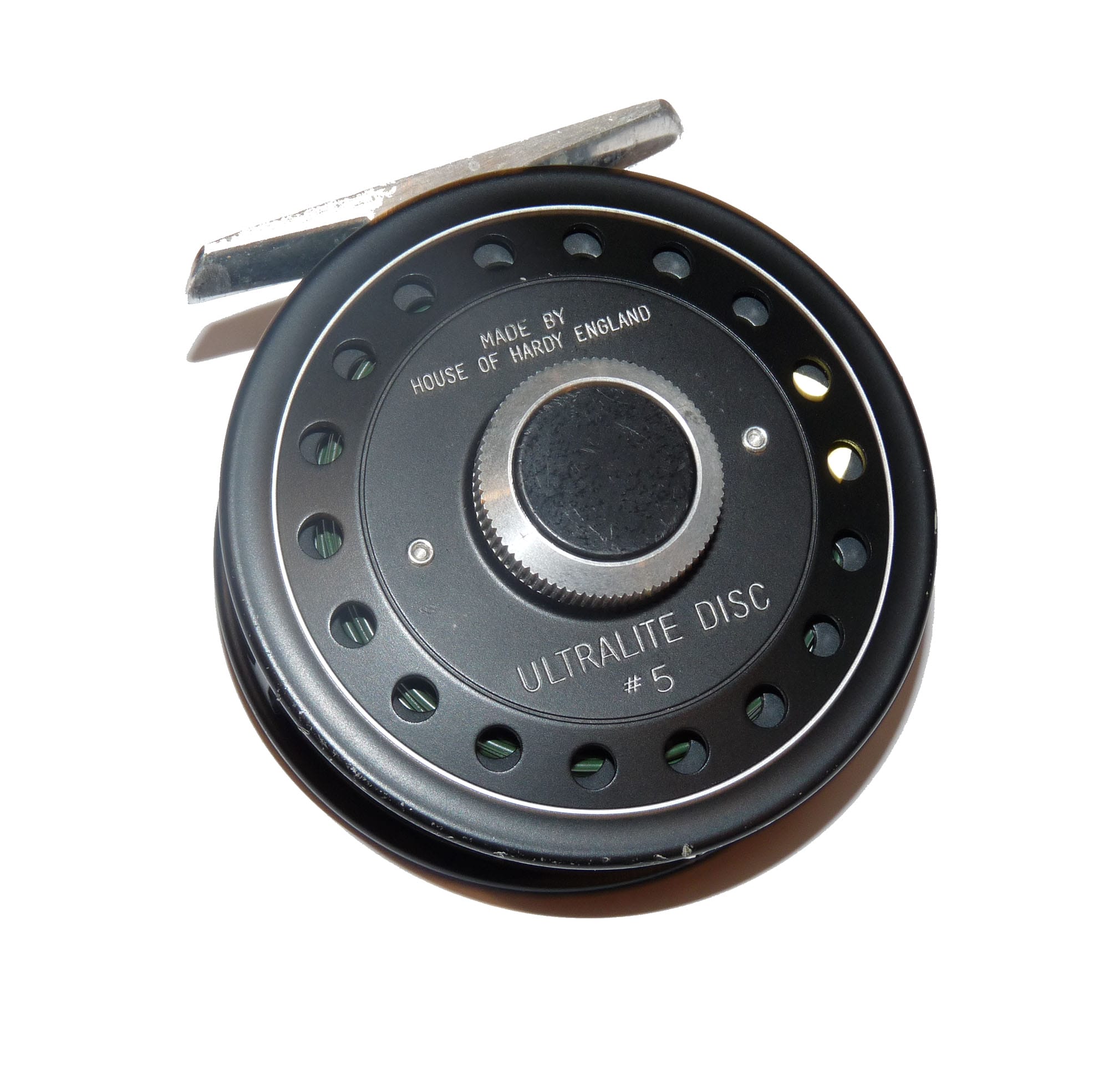 Hardy Ultralite Disc #5 trout fly reel with padded case