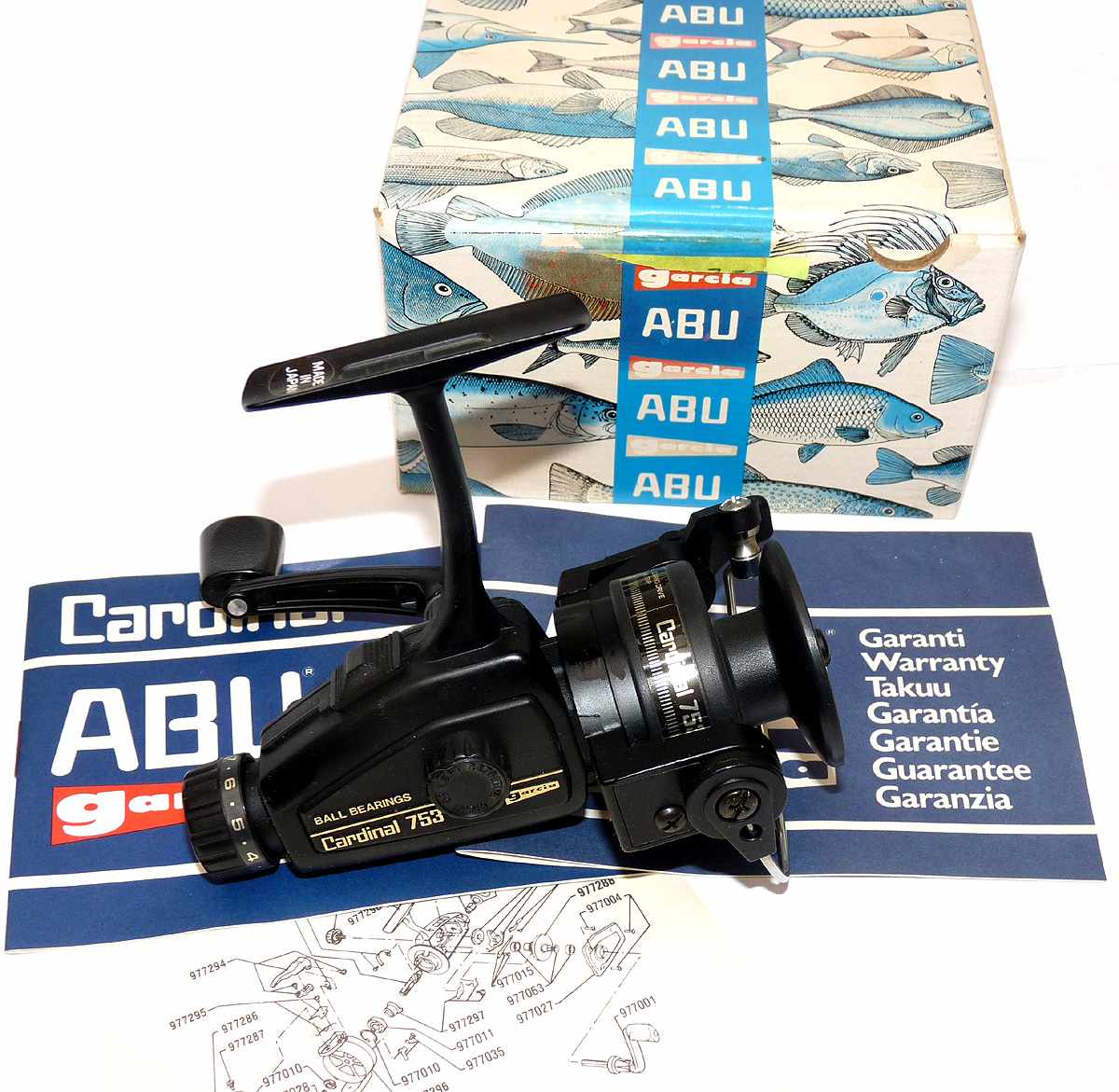 ABU Cardinal 753 スピニングリール 黒 ABU Cardinal 753 スピニングリール 黒