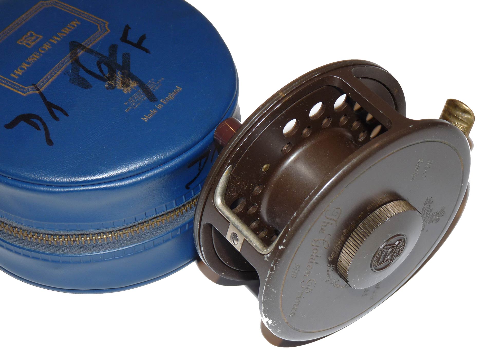 Hardy Golden Prince #9/10 salmon fly reel with case
