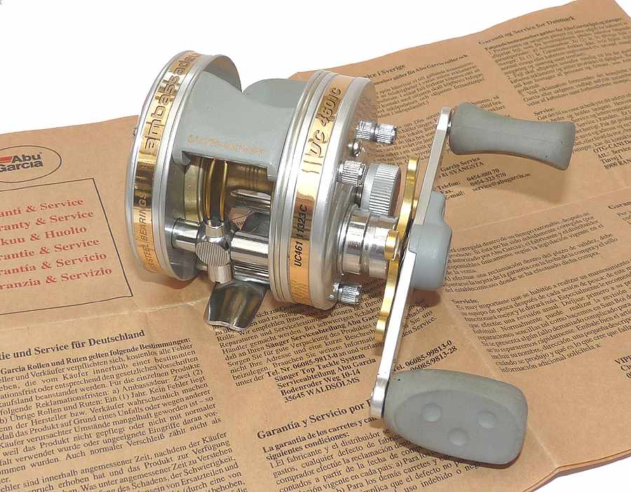 Abu Garcia UC 4601C Ambassadeur reel, mint with leaflet