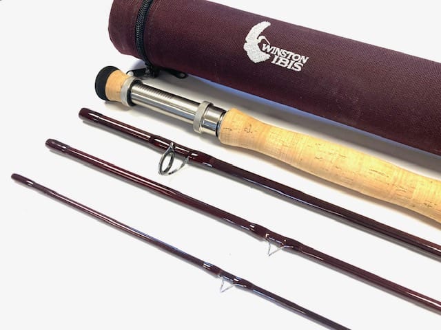 R L Winston Fly 4 piece 9' carbon trout fishing fly rod 4.5oz with case  super condition