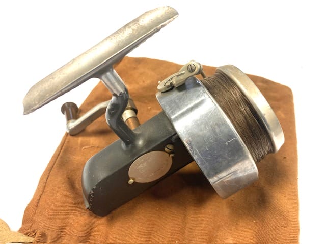 Hardy Altex No3 Mk5 vintage spinning reel, on off ratchet