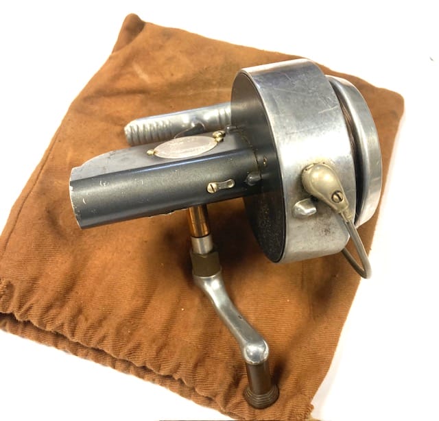 Hardy Altex No3 Mk5 vintage spinning reel, on off ratchet