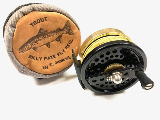 T Juracsik Tibor Billy Pate Tarpon Anti Reverse fly reel with original  early reel case