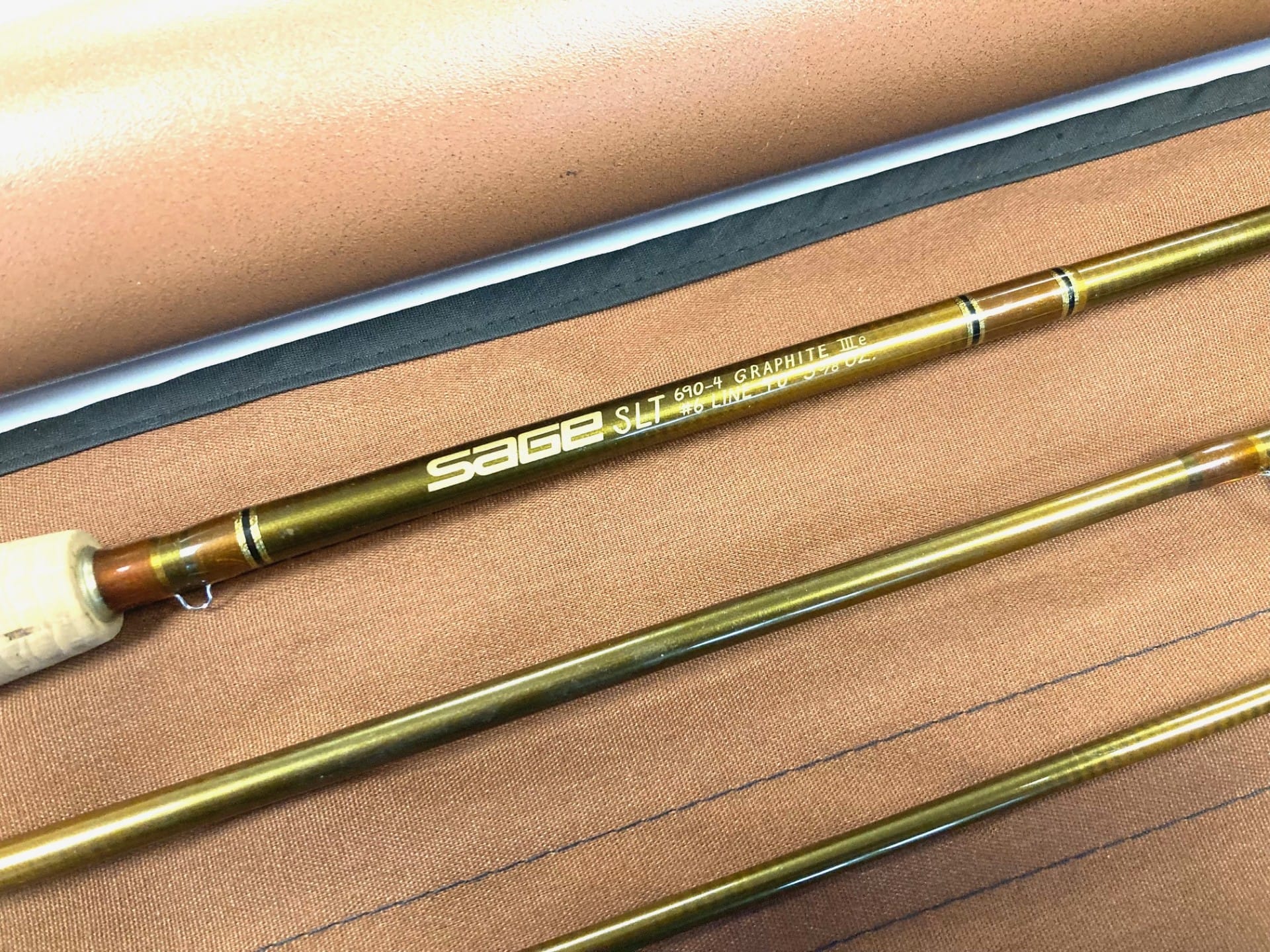 Sage SLT 690 Graphite IIIe 9′ Trout Fly Rod Line #6 With Bag
