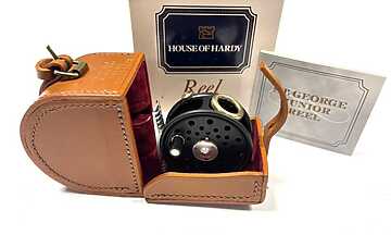 Hardy St George Junior 2 9/16″ Trout Fly Reel RHW Line Guide